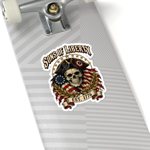 Sons of Liberty Skull Sticker
