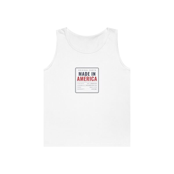 Made in America Tank Top, White