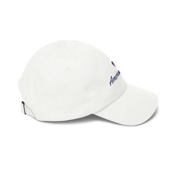 Women's American Mama Dad Hat, White
