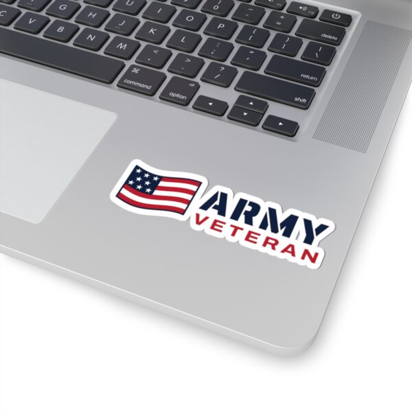 Army Veteran Flag Sticker