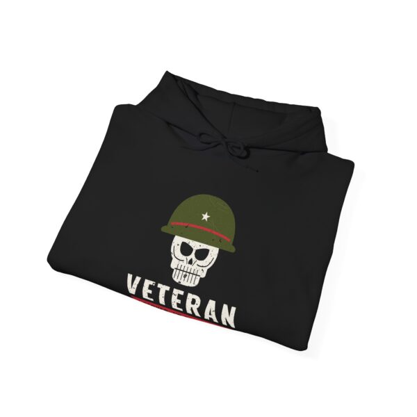 Veteran Helmet Skull I Served I'd Do It Again Hoodie, Black