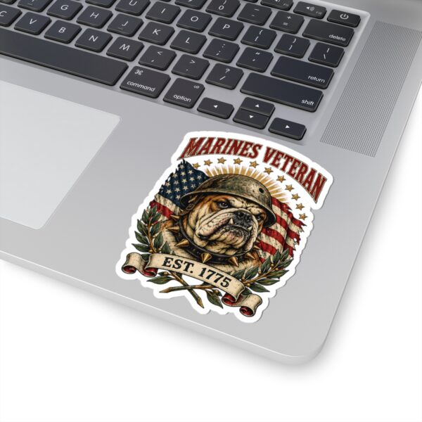 Marines Veteran Bulldog Sticker