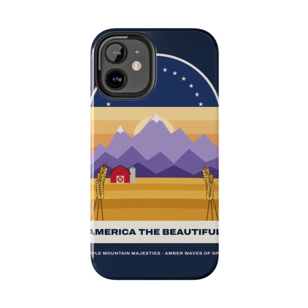 America the Beautiful Vintage Poster Tough Phone Case