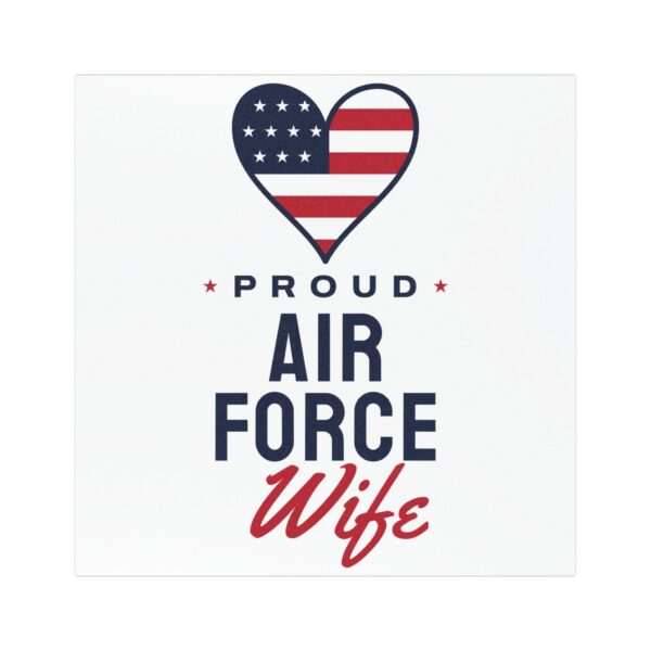 Proud Air Force Wife Car Magnet
