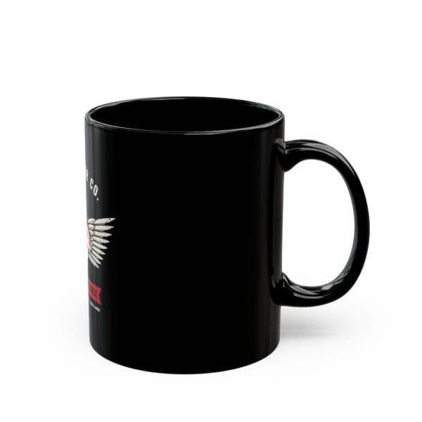 1776 Motor Co. Winged Skull Black Mug