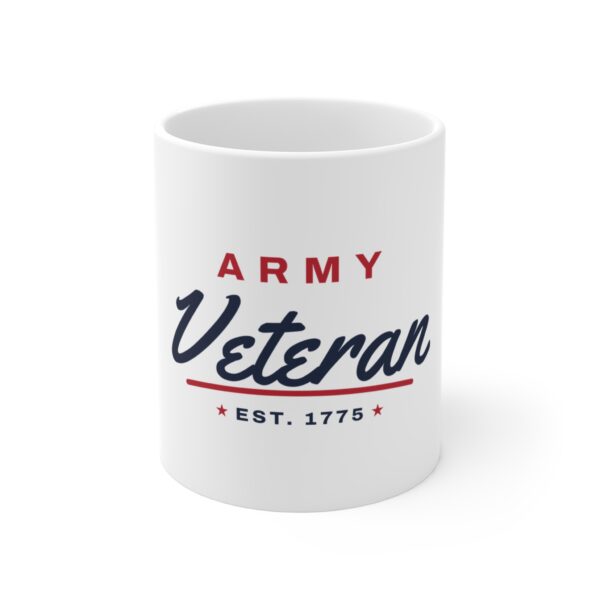 Army Veteran Script Mug