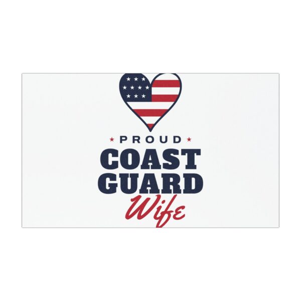 Proud Coast Guard Wife Car Magnet