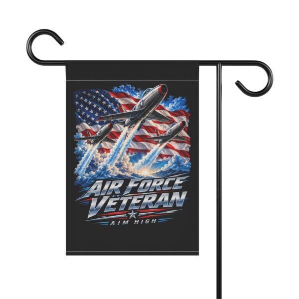Air Force Veteran Aim High Garden Flag