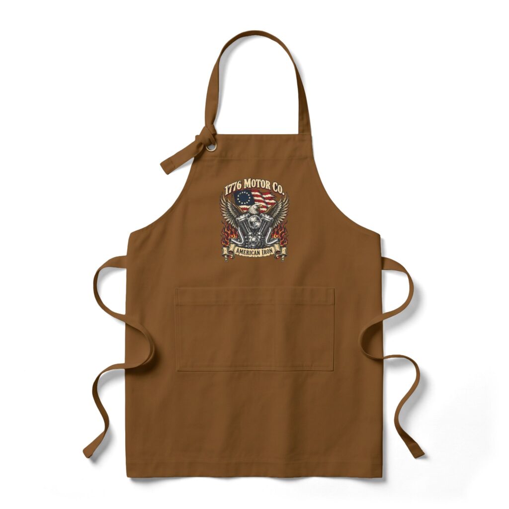 1776 Motor Co. American Iron BBQ Apron