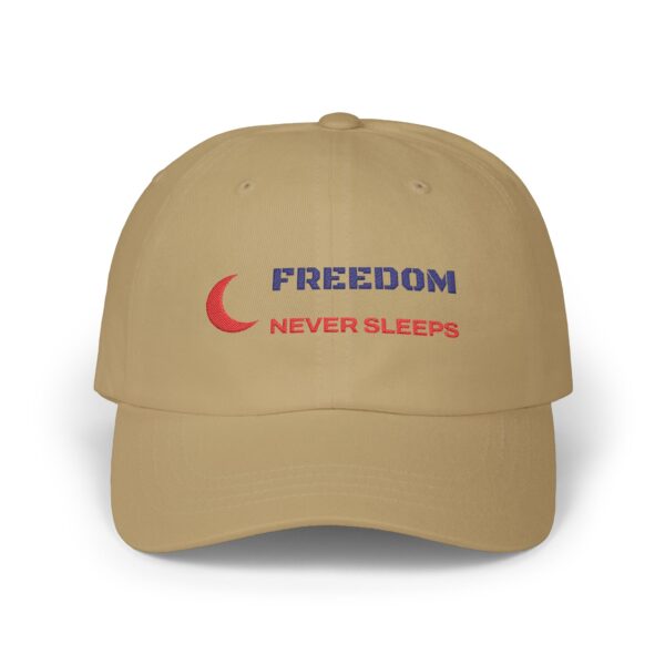 Freedom Never Sleeps Dad Hat, Khaki