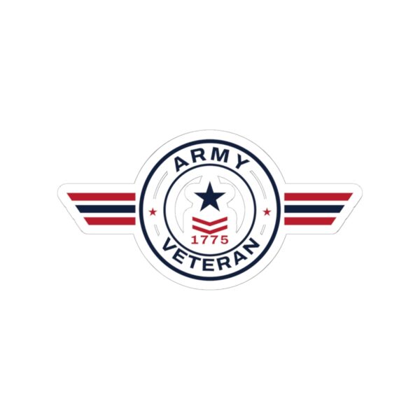 Army Veteran Patch Sticker