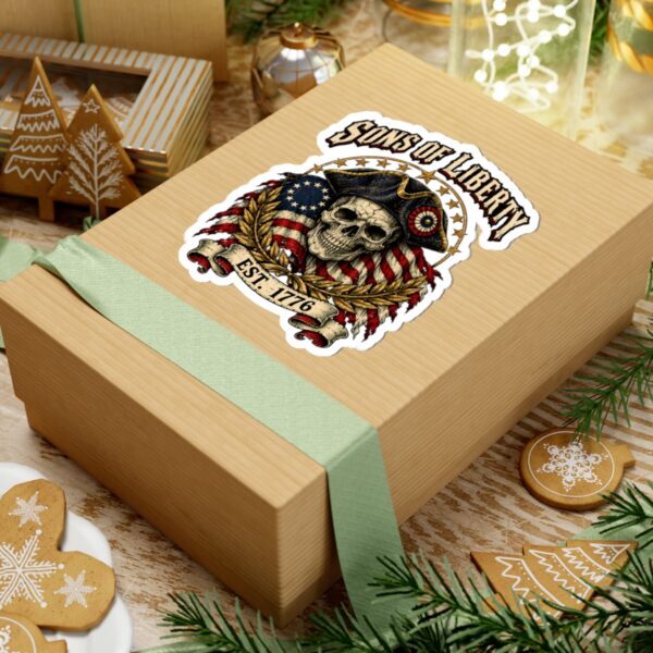 Sons of Liberty Skull Sticker