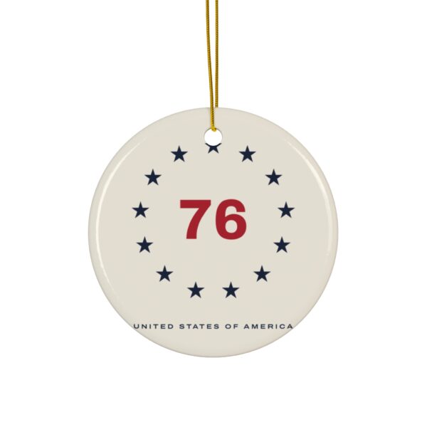 Thirteen Star 76 Seal Christmas Ornament