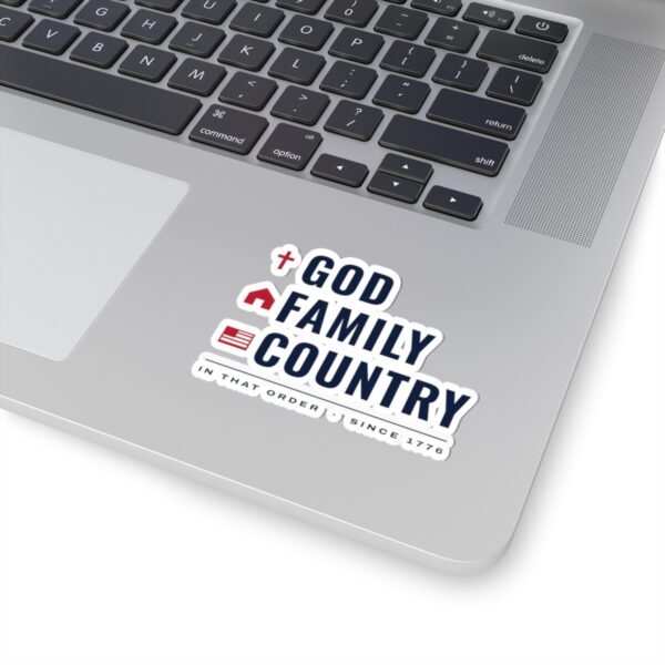 God Family Country Sticker