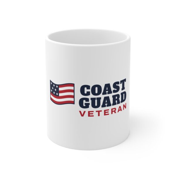 Coast Guard Veteran Flag Mug