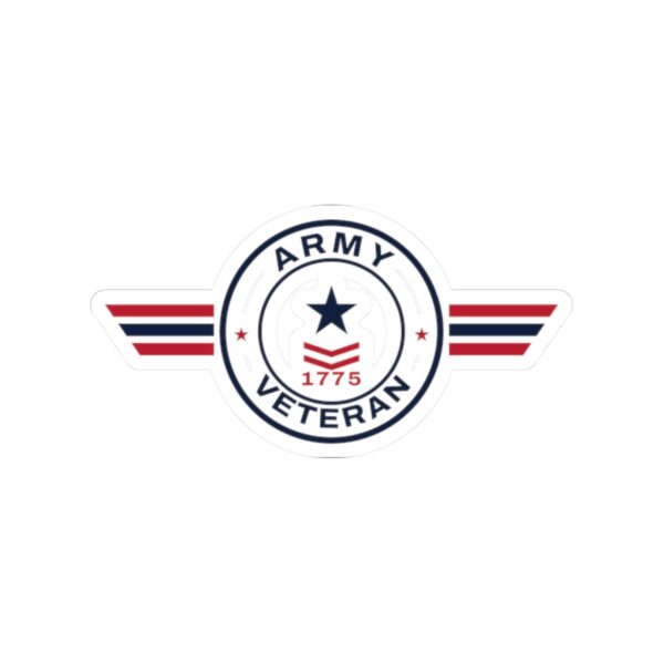 Army Veteran Patch Sticker