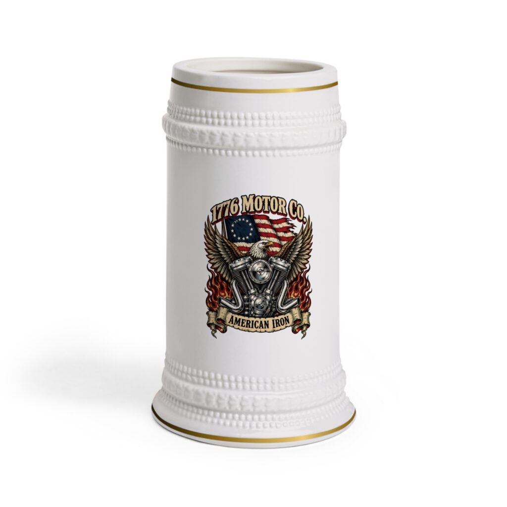 1776 Motor Co. American Iron Beer Stein