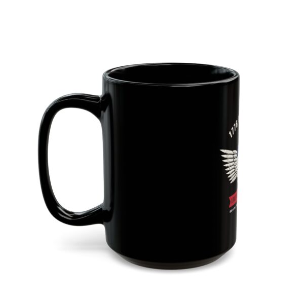 1776 Motor Co. Winged Skull Black Mug
