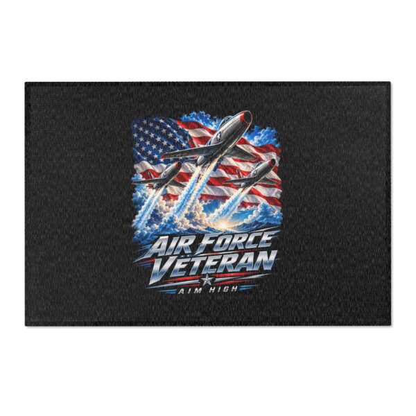 Air Force Veteran Aim High Area Rug