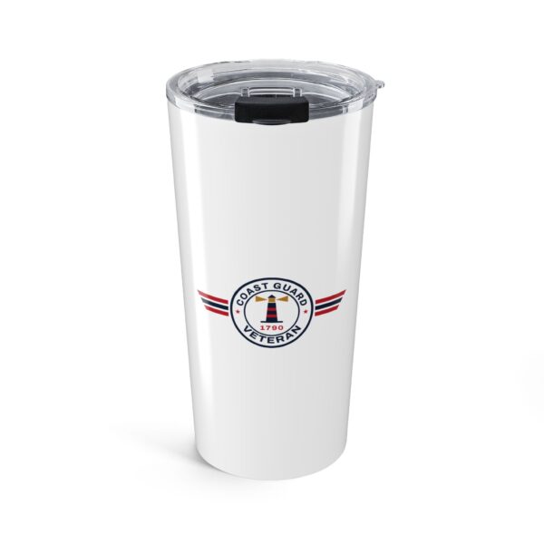 Coast Guard Veteran Patch 20oz Tumbler