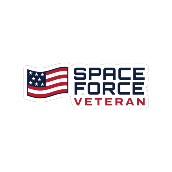 Space Force Veteran Flag Sticker