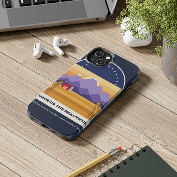 America the Beautiful Vintage Poster Tough Phone Case