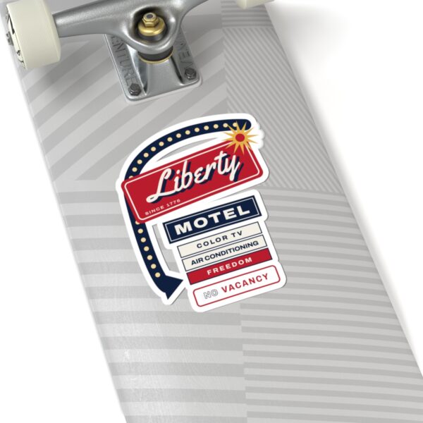 Liberty Motel Retro Americana Sticker