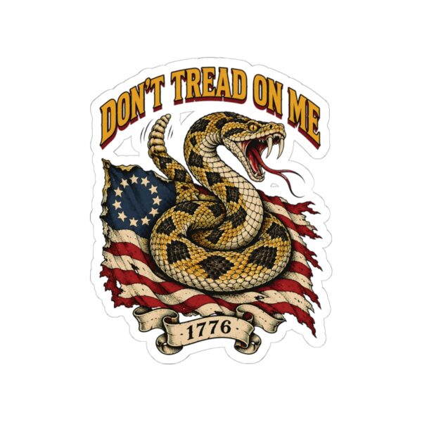 Don't Tread on Me Rattlesnake Sticker
