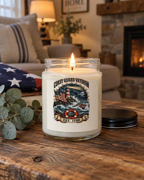 Coast Guard Veteran Lighthouse Soy Candle