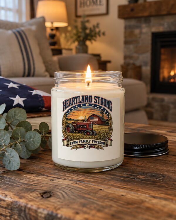 Heartland Strong Tractor & Barn Soy Candle