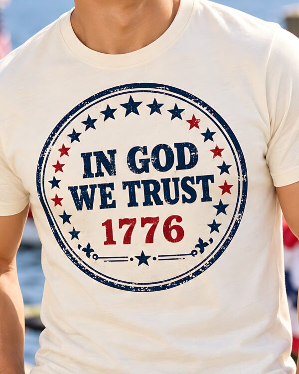 In God We Trust 1776 Coin Tee