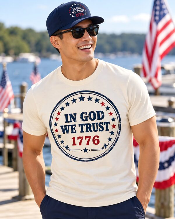 In God We Trust 1776 Coin Tee