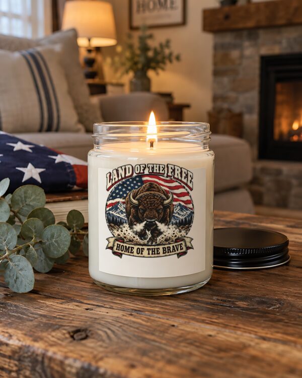 Land of the Free Bison Soy Candle