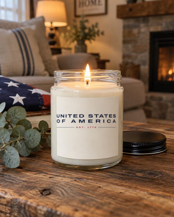 United States of America Est. 1776 Soy Candle