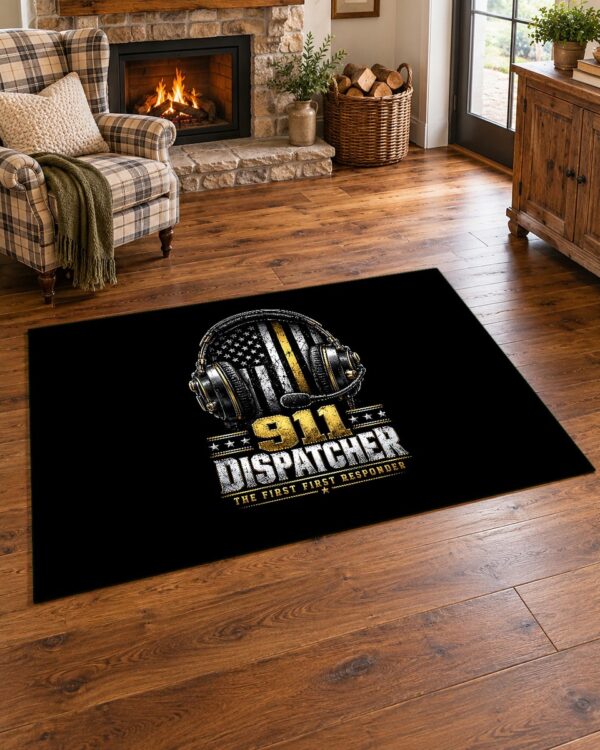 911 Dispatcher Area Rug