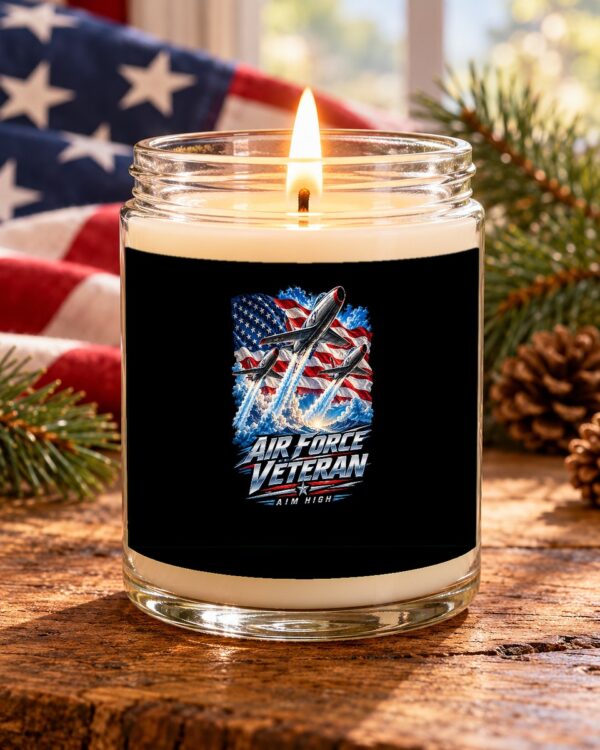 Air Force Veteran Aim High Soy Candle