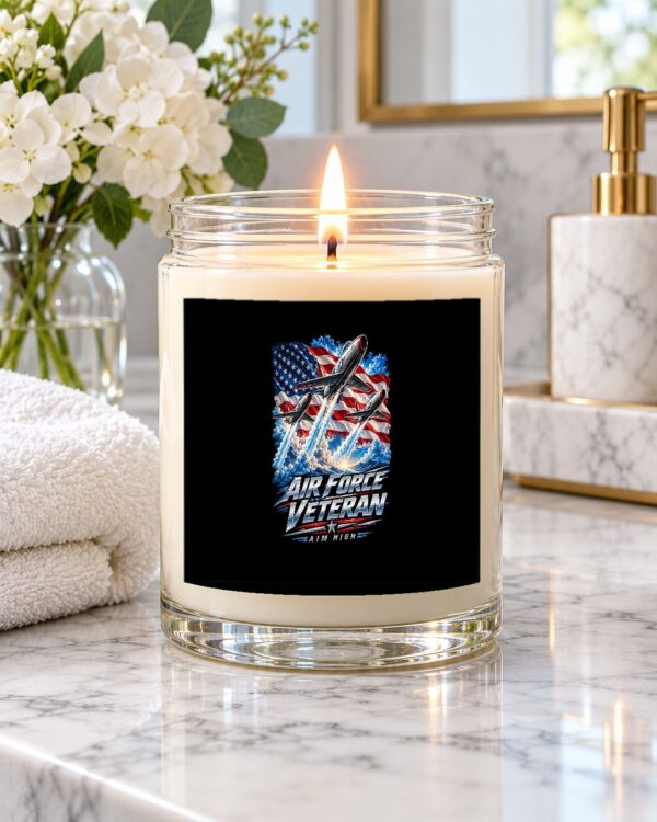 Air Force Veteran Aim High Soy Candle