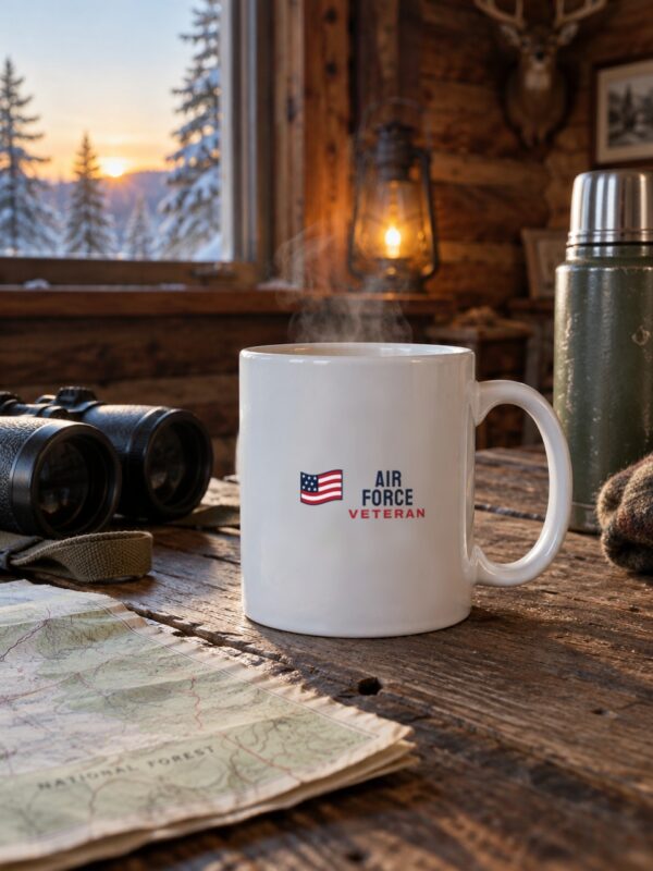 Air Force Veteran Flag Mug
