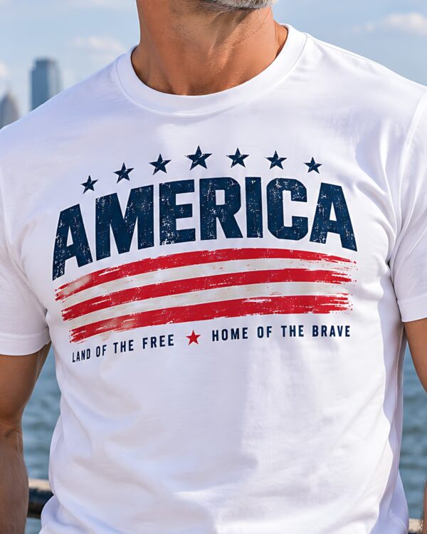 America Stars & Stripes Tee