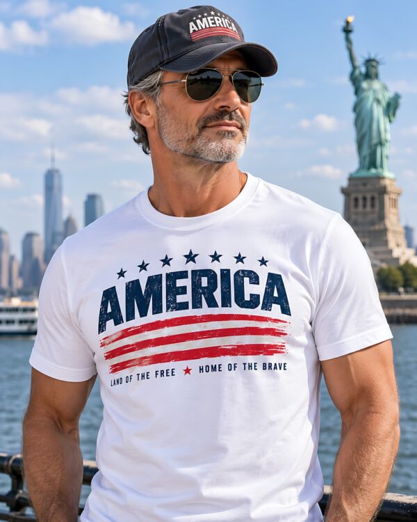 America Stars & Stripes Tee