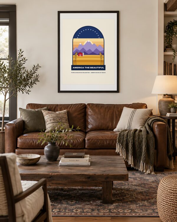 America the Beautiful Print Poster