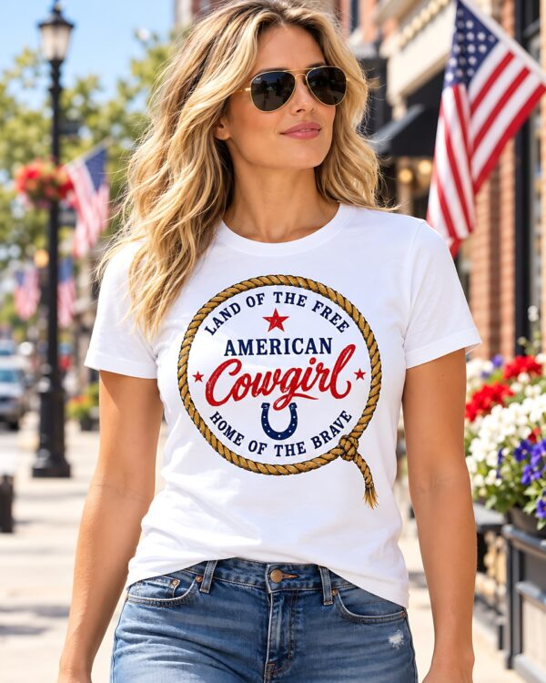 American Cowgirl Western Tee