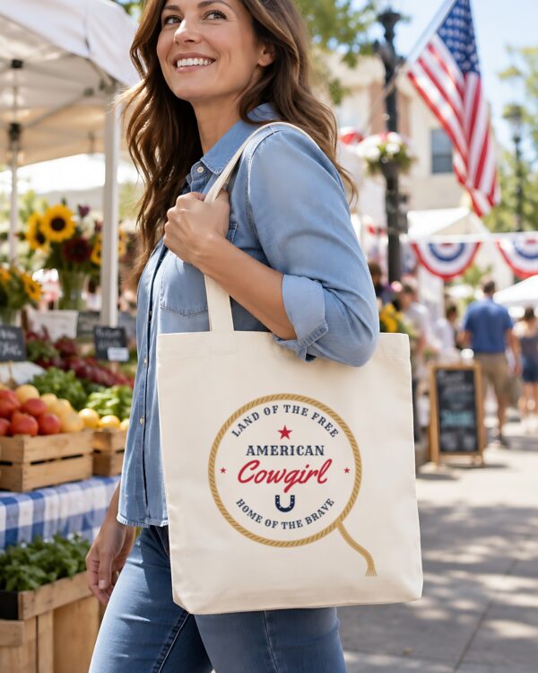 American Cowgirl Western Tote Bag