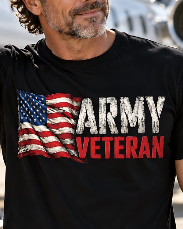 Army Veteran Flag Tee