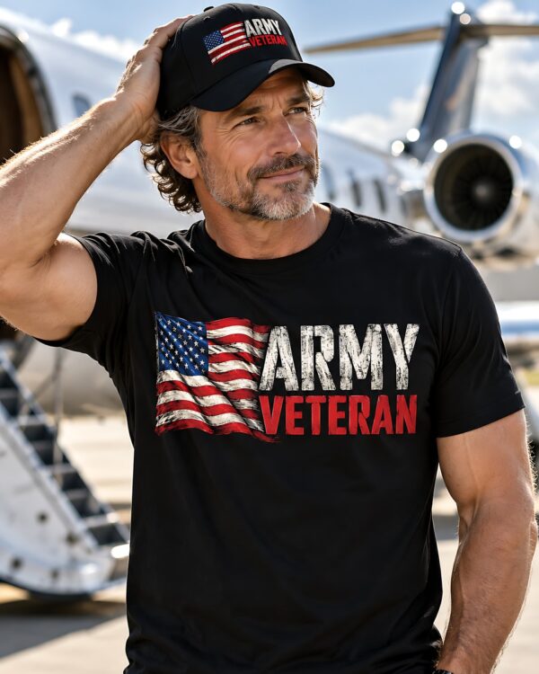 Army Veteran Flag Tee