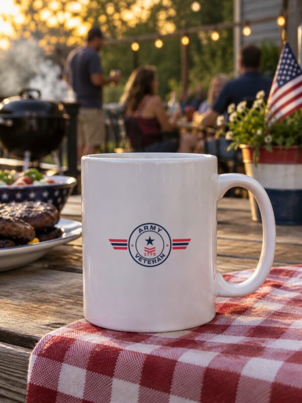 Army Veteran Patch Mug