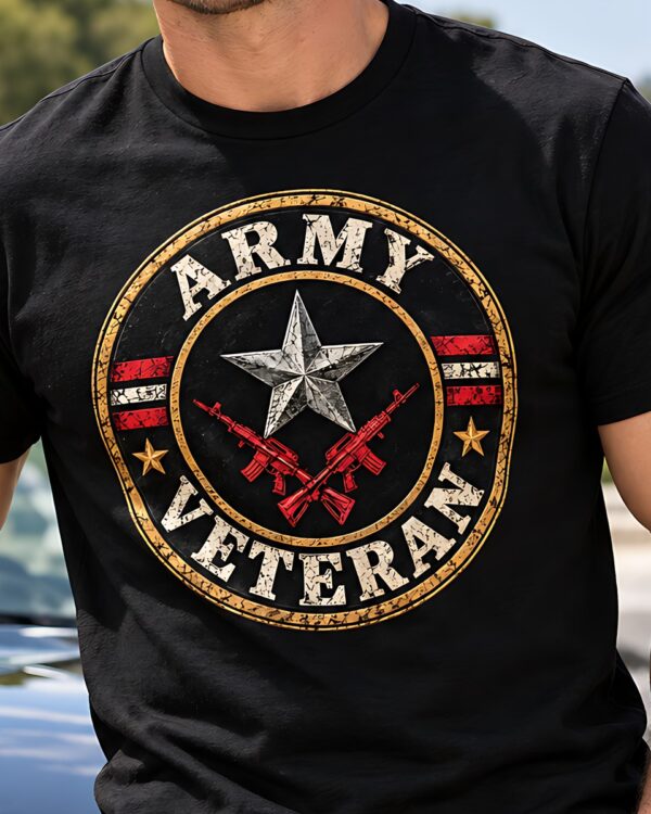 Army Veteran Patch Tee