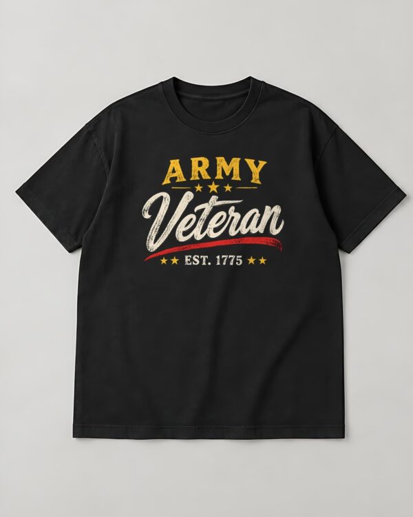 Army Veteran Script Tee