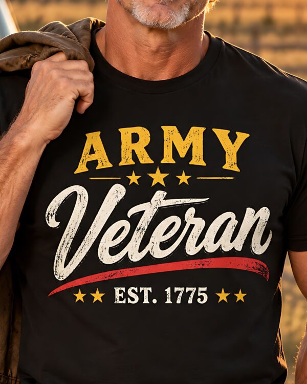 Army Veteran Script Tee