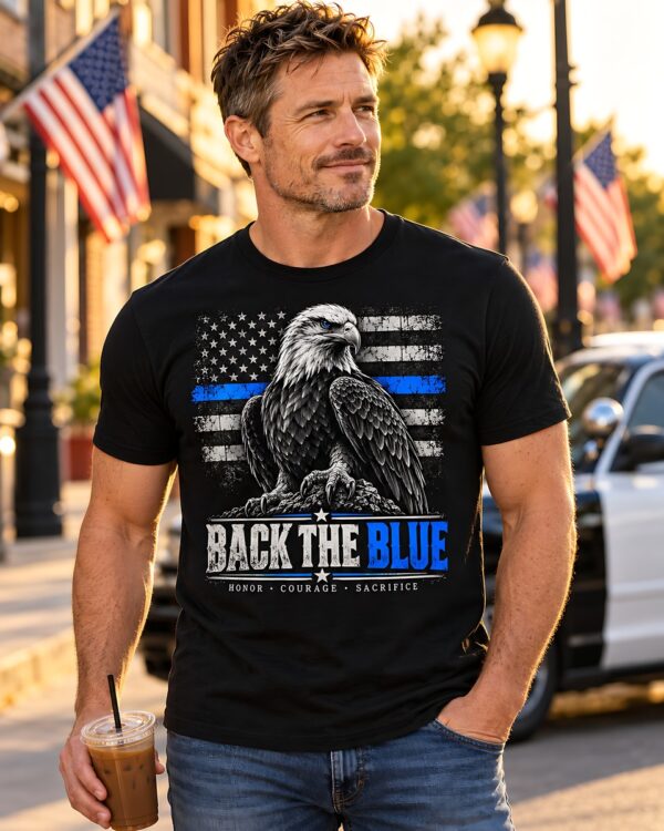 Back the Blue Eagle Tee